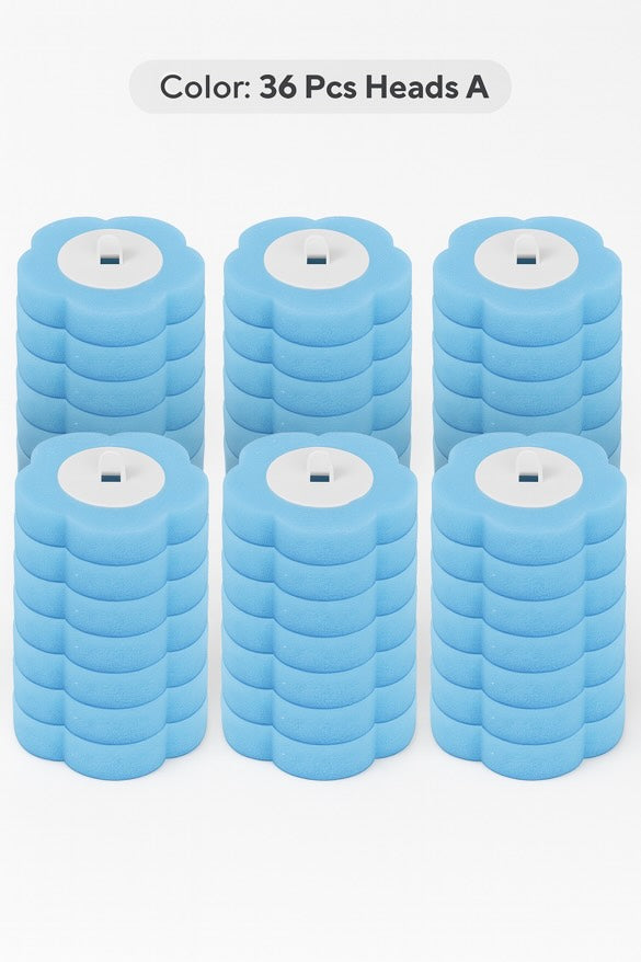 Cleansa™ Smart Toilet Brush Kit – Disposable Heads & Wall Holder for Germ-Free Cleaning